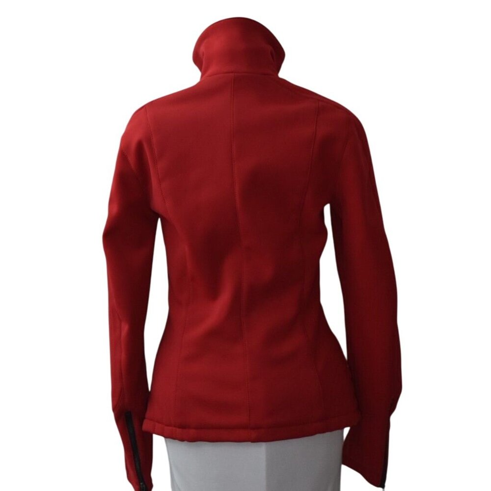 Post Card Womens Red Ski Jacket Size 10 Full Zip Padded Winter - Picture 2 of 10